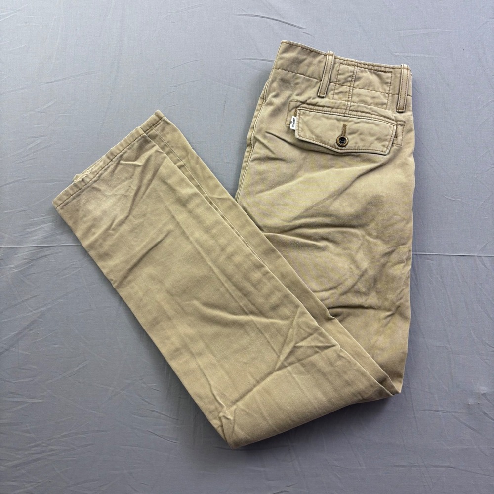 Levis‎ Chino Pants Mens 29x30 Khaki Tan Cotton Straight Leg Trousers